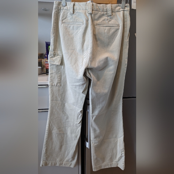 Vintage Y2K Gap Cargo Khakis Beige Size 10 - Picture 2 of 4